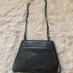 Salvatore Ferragamo gray purse